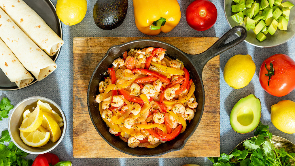 Shrimp Fajitas Recipe | Bumble Bee Seafoods