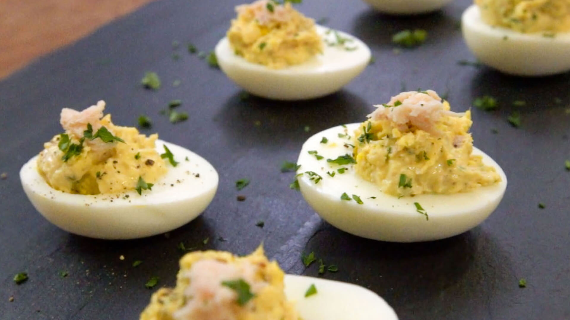 Curried Tuna Deviled Egg Recipe Bumble Bee Seafoods