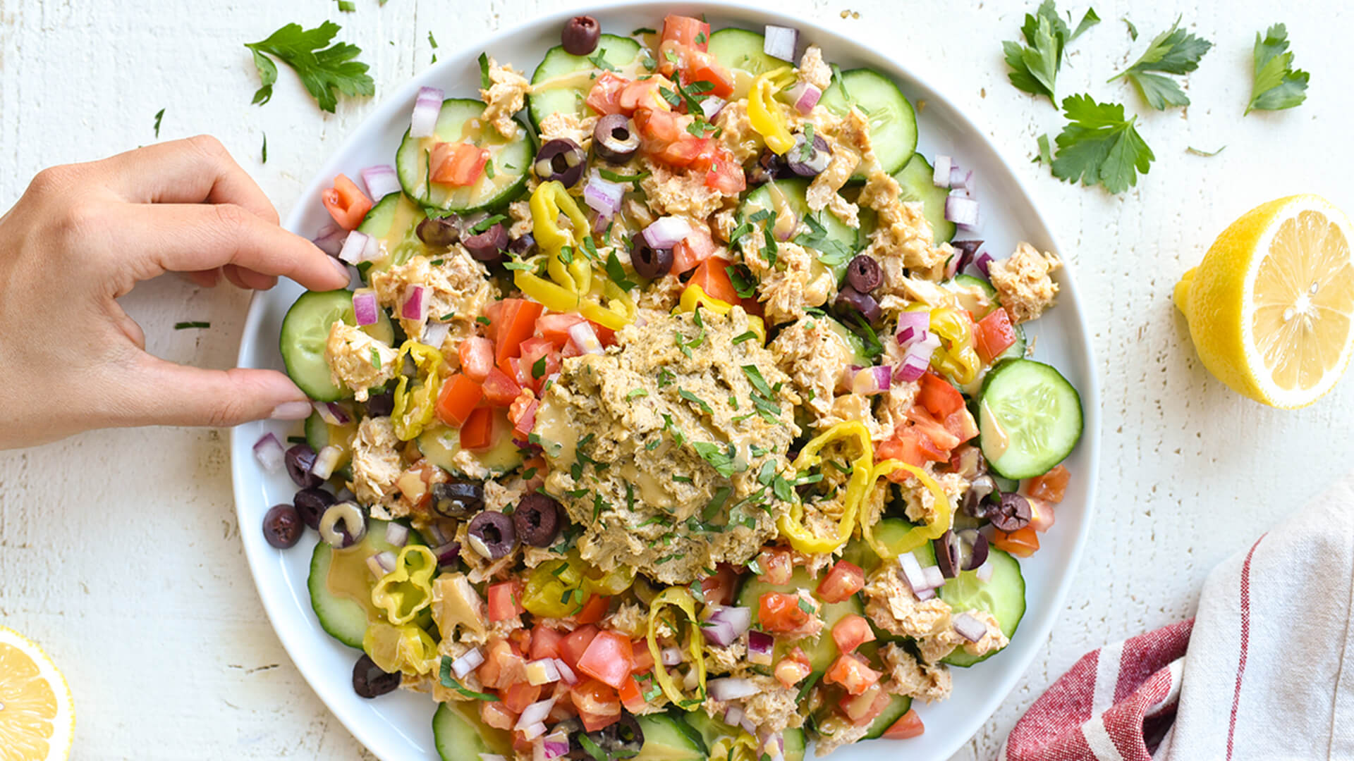 Mediterranean Tuna "Nachos" Recipe | Bumble Bee Seafoods