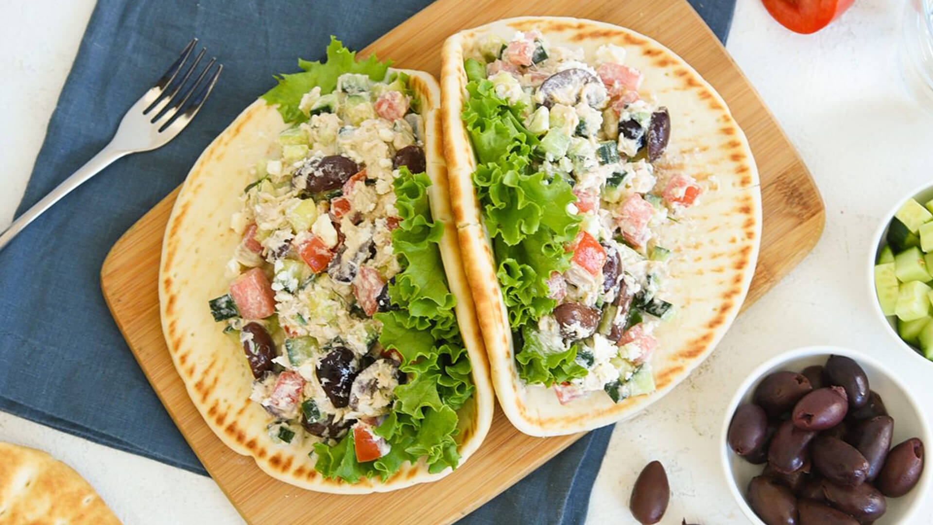 Travel Ready Pita with Tzatziki Tuna - Bumble Bee Seafood
