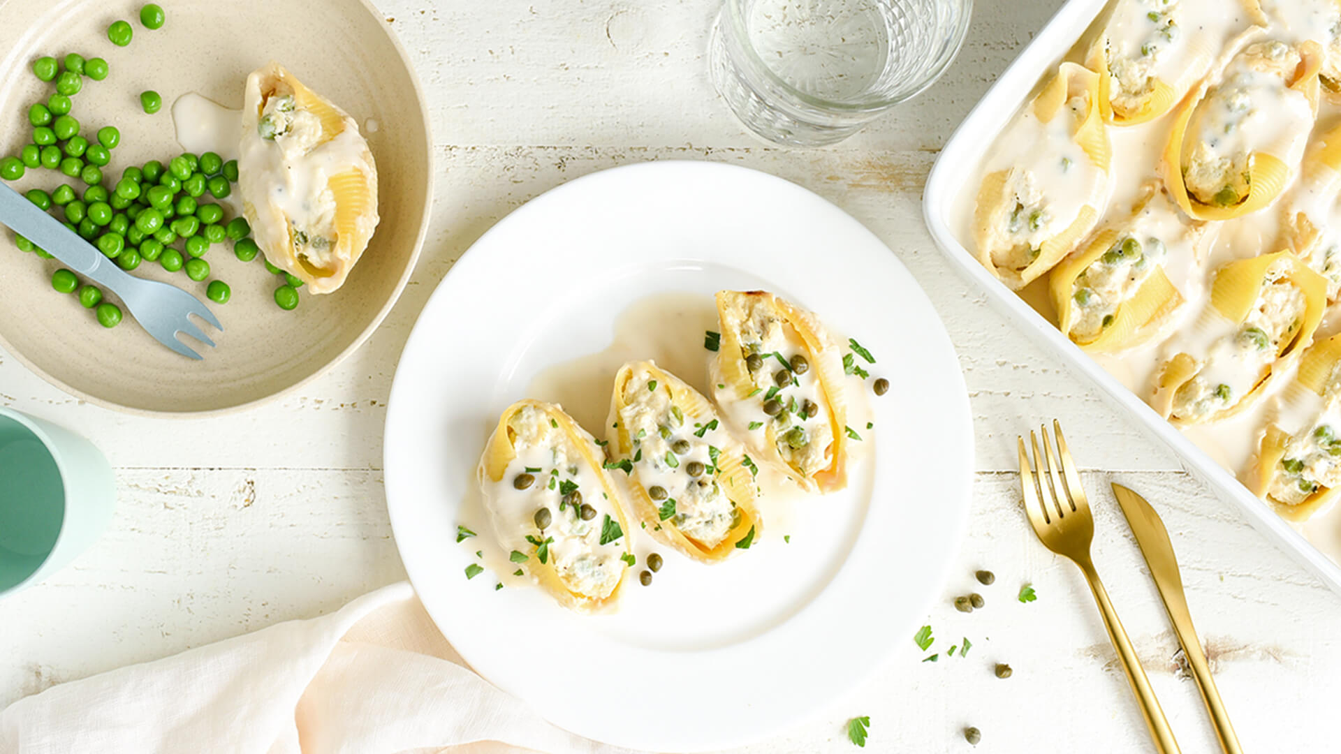 Tuna & Ricotta Stuffed Shells Recipe | Bumble Bee Seafoods