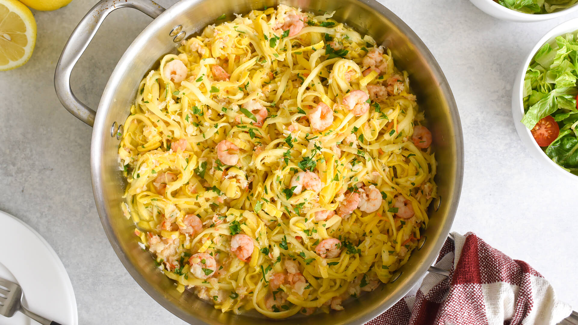 Zoodles With Garlic Butter Shrimp Recipe | Bumble Bee Seafoods