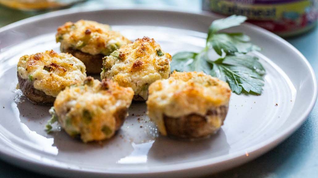 Crab Stuffed Mushrooms - Bumble Bee Seafood