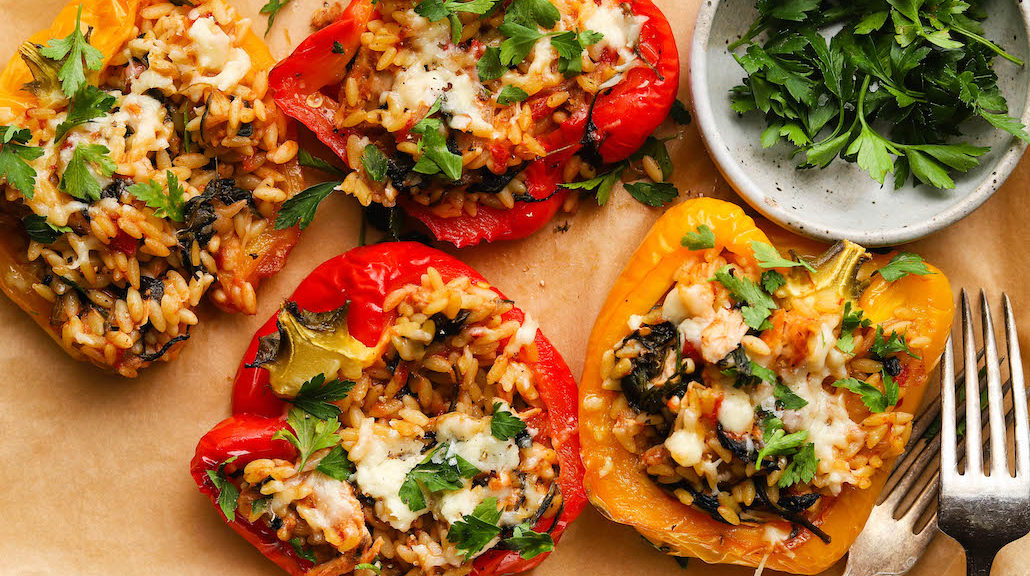 Tuna and Orzo Stuffed Peppers - Bumble Bee Seafood