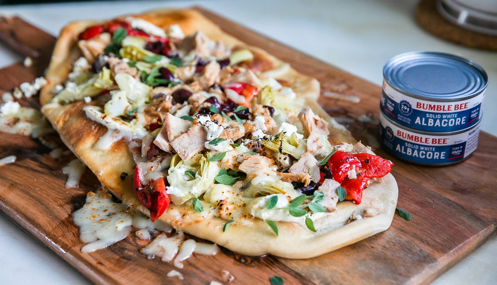 Mediterranean Albacore Flatbread - Bumble Bee Seafood